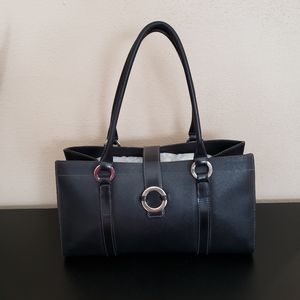 Nordstrom genuine leather black purse